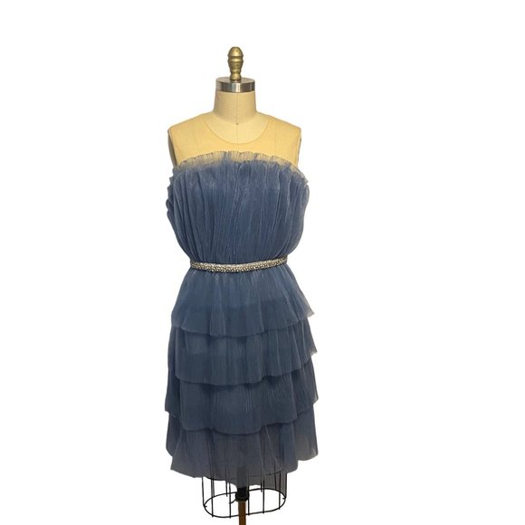 Endless Rose Dresses & Skirts - endless rose Modern Day Cinderella Strapless Tulle Dress Blue Extra Large